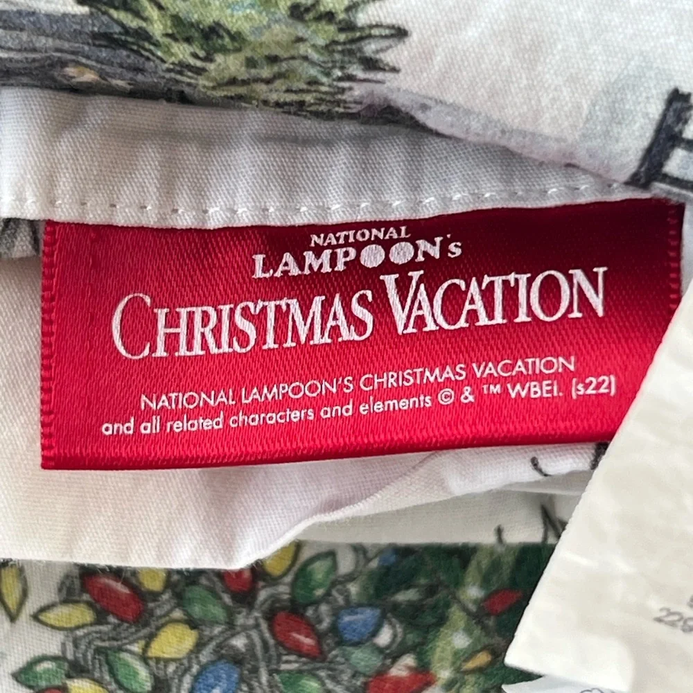 Pottery Barn National Lampoons Christmas Vacation pattern Twin